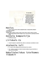 Referāts 'Klāva Elsberga dzejas analīze', 6.