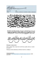 Konspekts 'Arābu kaligrāfija', 9.