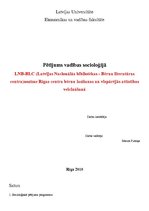Referāts 'Latvijas Nacionālās bibliotēkas Bērnu literatūras centra nozīme Rīgas centra bēr', 1.