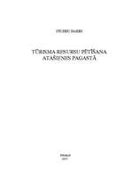 Referāts 'Tūrisma resursu pētīšana Atašienes pagastā', 1.