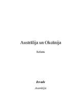 Referāts 'Austrālija un Okeānija', 1.