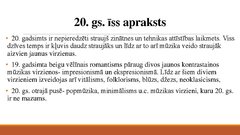 Prezentācija 'Mūzikas atdzimšana Latvijas teritorijā 20.gadsimtā', 2.