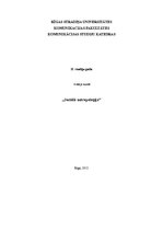 Eseja 'Piederība reliģiskai kopienai, iemesli un to saistība ar deprivācijas teoriju', 1.