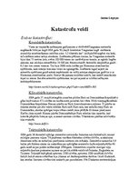 Konspekts 'Katastrofu veidi', 1.