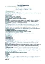 Konspekts 'Iekšējais audits', 1.