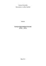 Referāts 'Latvijas diplomātiskais dienests (1918. - 1991.)', 1.