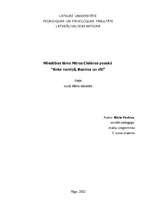 Eseja 'Mīlestības tēma Māras Cielēnas pasakā “Koka namiņš, Baznīca un citi”', 1.