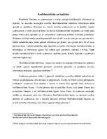 Eseja 'Konfidencialitāte un lojalitāte', 1.