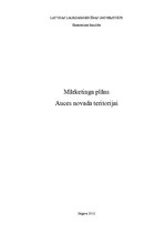 Referāts 'Mārketinga plāns Auces novada teritorijai', 1.