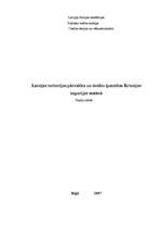 Referāts 'Latvijas teritorijas pārvaldes un tiesību īpatnības Krievijas impērijas sastāvā', 1.