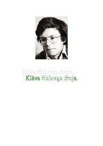 Eseja 'Klāva Elsberga dzeja', 1.