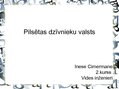 Prezentācija 'Pilsētas dzīvnieku valsts', 1.