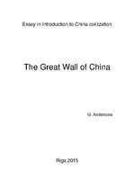 Eseja 'The Great Wall of China', 1.