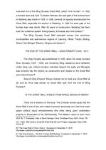 Eseja 'The Great Wall of China', 18.