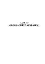 Konspekts 'Lielie ģeogrāfiskie atklājumi', 1.