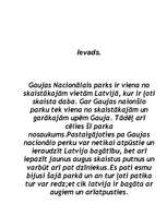 Referāts 'Gaujas Nacionālais parks', 2.
