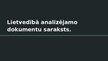 Prezentācija 'Elektronisko dokumentu regulējums lietvedībā', 1.