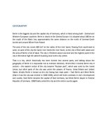 Konspekts 'Berlin - Metropolis in the Heart of Europe', 4.