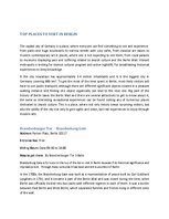 Konspekts 'Berlin - Metropolis in the Heart of Europe', 8.