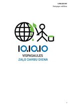 Eseja 'Sabiedrisko attiecību loma vides aizsardzības kampaņā "Vispasaules zaļo darbu di', 6.