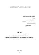 Referāts 'Ārvalstu valsts un tiesību vēsture', 1.