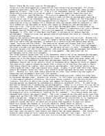 Eseja 'Should There Be Stricter Laws on Pornography?', 1.