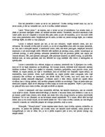 Eseja 'Laime Antuāna de Sent-Ekziperī darbā "Mazais princis"', 1.