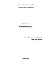 Referāts 'Parkinsonisms', 1.