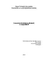 Referāts 'Kursa darbs būvražošanas prognozēšanā un plānošanā', 1.