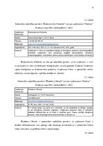 Biznesa plāns 'Produkta Niedriņi mārketinga kampaņas plāns Zviedrijā', 8.