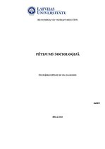Referāts 'Socioloģiskais pētījums par ielu muzikantiem Rīgā', 1.