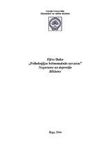 Eseja 'Psiholoģijas brīnumainās uzvaras', 1.