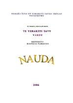 Konspekts 'Nauda', 1.