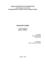 Referāts 'Darba vadīšana', 1.