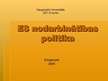 Prezentācija 'Eiropas Savienības nodarbinātības politika', 1.