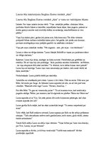 Konspekts 'Lauras tēla raksturojums Regīnas Ezeras romānā "Aka"', 1.