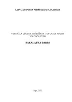 Diplomdarbs 'Vertikālā lēciena attīstīšana 14-16 gadus veciem volejbolistiem', 1.