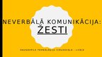 Prezentācija 'Neverbālā komunikācija: žesti', 1.