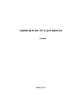 Konspekts 'Personālās operētājsistēmas izstrādes principi', 1.