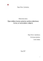 Prezentācija 'Rīgas pilsētas Imantas apkaimes apbūves plānošanas formas un funkcionālais zonēj', 1.