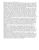 Eseja 'Why Their Will never Be a Black President', 1.