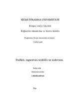 Konspekts 'Budžets, regresīvais nodoklis', 4.