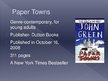 Prezentācija 'Book Report "Paper Towns"', 3.