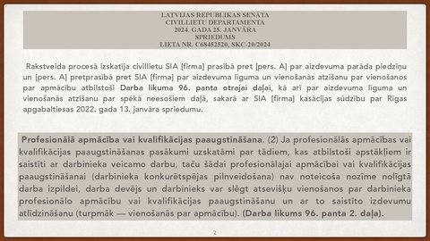 Prezentācija 'Vienošanās par profesionālo apmācību juridiskā kvalifikācija', 2.