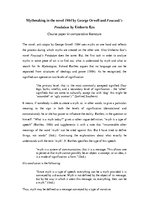 Referāts 'Myth Making in the Novel "1984" by George Orwell and Foucault’s Pendulum by Umbe', 1.