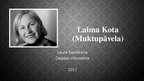 Prezentācija 'Laima Mukupāvela', 1.