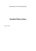 Eseja 'Hotel Introduction to Tourism and Hospitality', 1.