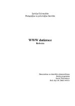 Konspekts 'WWW datizrace', 1.