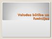 Prezentācija 'Valodas būtība un funkcijas', 1.