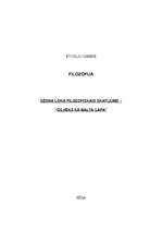 Referāts 'Džona Loka filosofiskais skatījums - cilvēks kā balta lapa', 1.